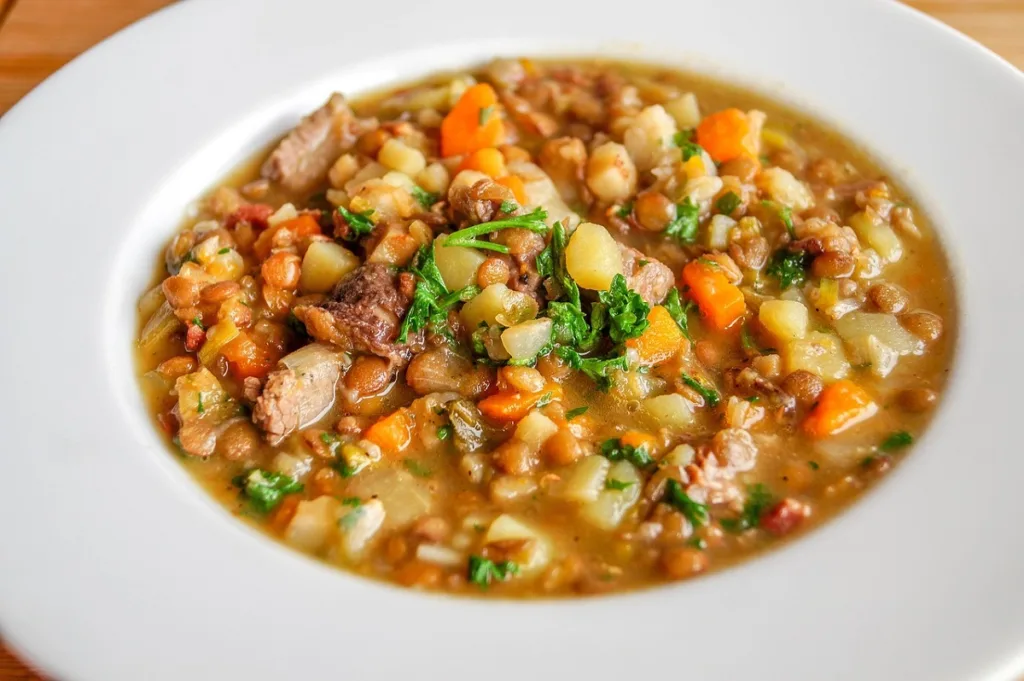 zuppa di lenticchie, ti sei mai chiesta quali sono i legumi meno calorici? ecco la risposta